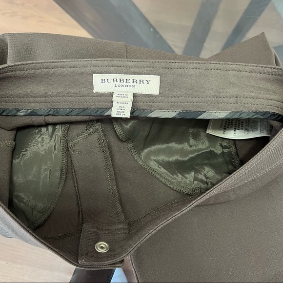 Burberry Authentic skinny ankle zipper skinny pants in olive - Picture 7 of 11